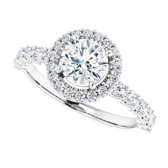 Halo-Style Engagement Ring