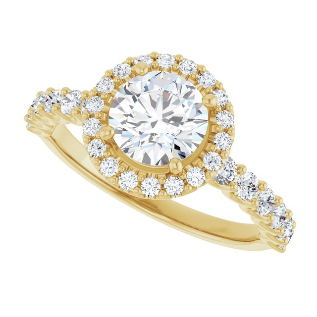 Halo-Style Engagement Ring