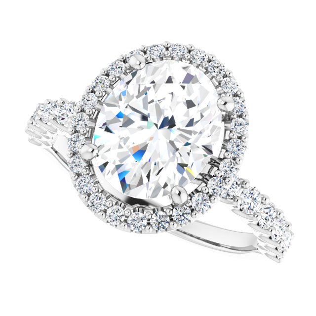 Halo-Style Engagement Ring