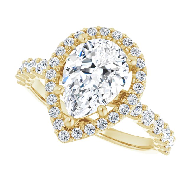 Halo-Style Engagement Ring