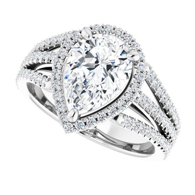 Halo-Style Engagement Ring