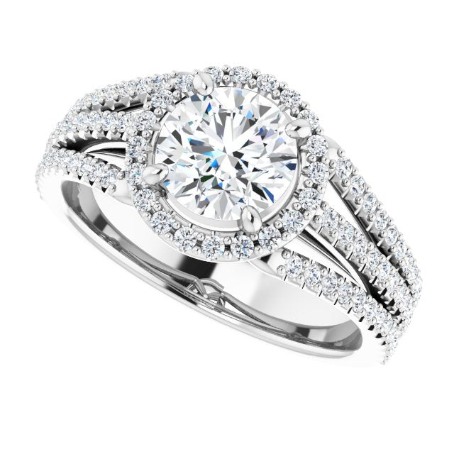 Halo-Style Engagement Ring
