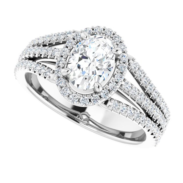 Halo-Style Engagement Ring