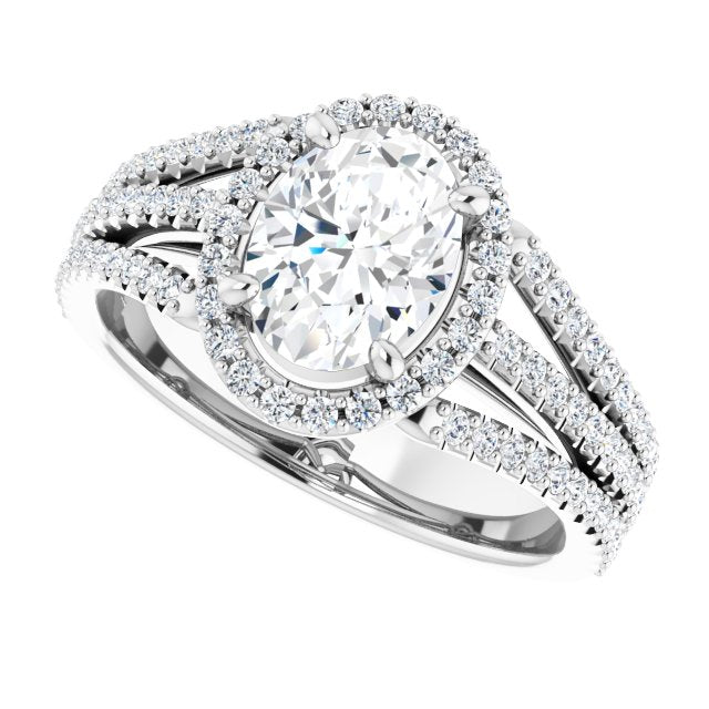 Halo-Style Engagement Ring