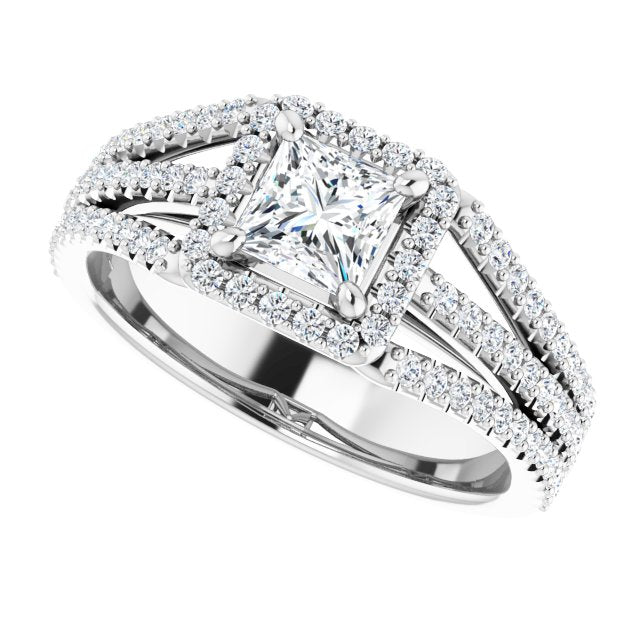 Halo-Style Engagement Ring