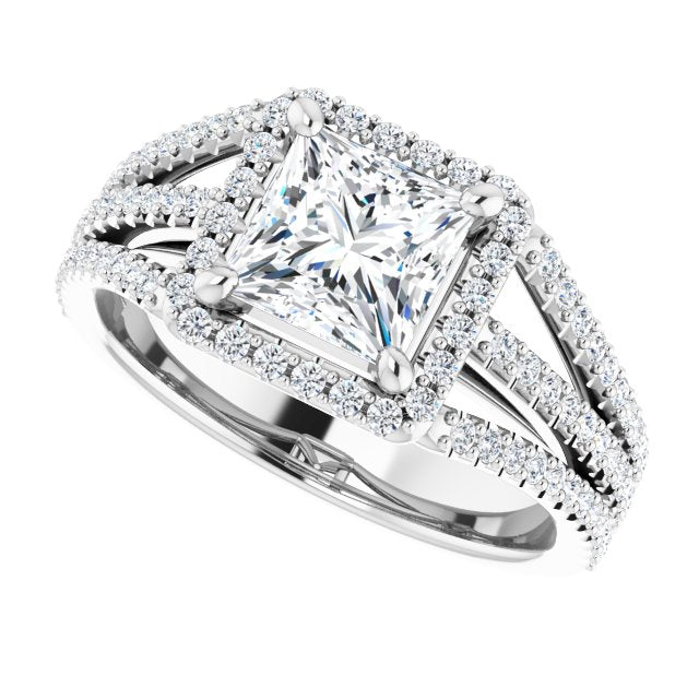 Halo-Style Engagement Ring