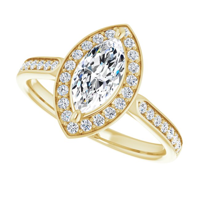Halo-Style Engagement Ring