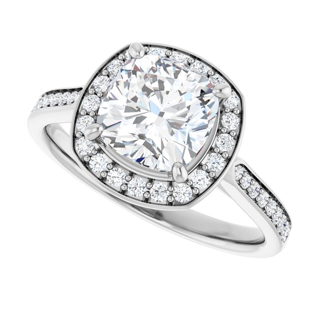 Halo-Style Engagement Ring