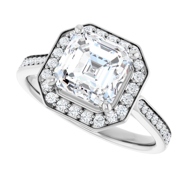 Halo-Style Engagement Ring