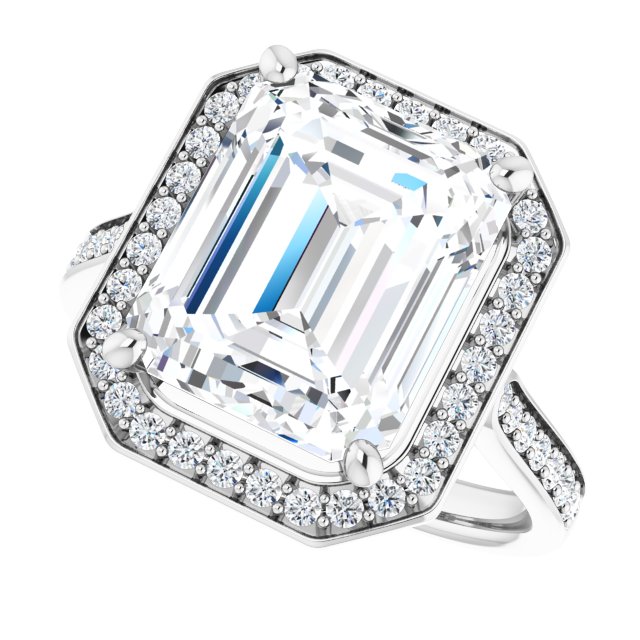 Halo-Style Engagement Ring