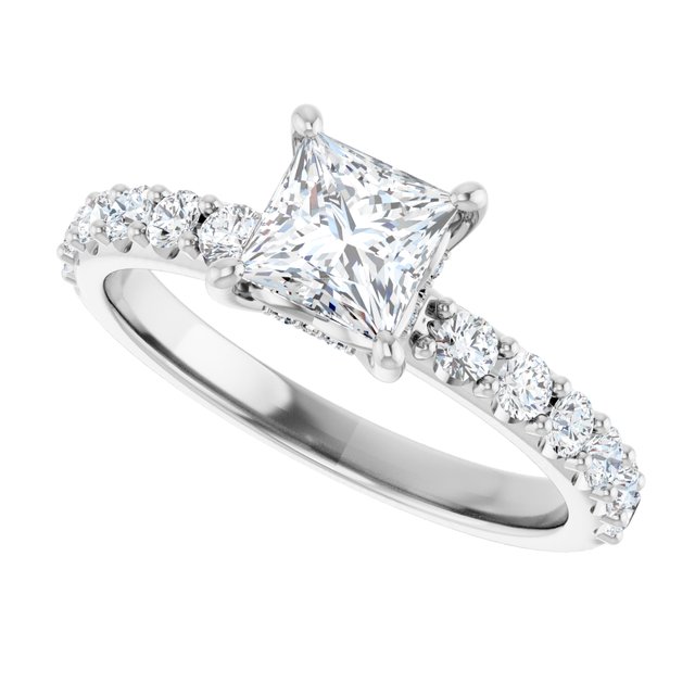 Accented Engagement Ring