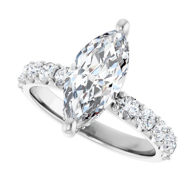 Accented Engagement Ring