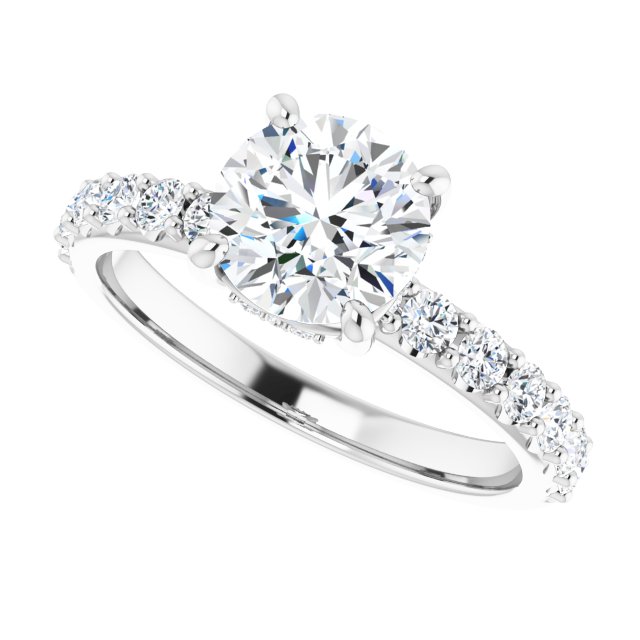 Accented Engagement Ring