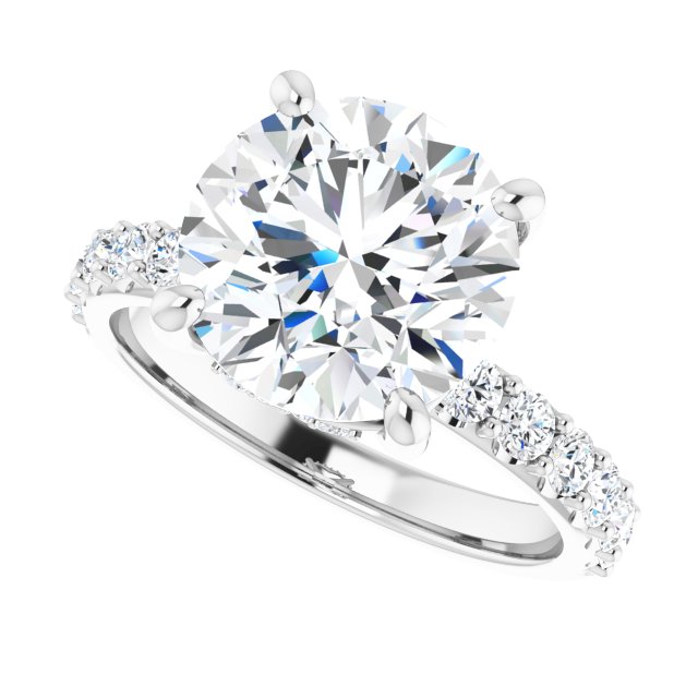 Accented Engagement Ring