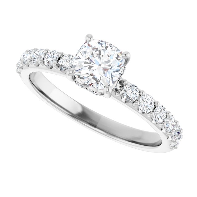 Accented Engagement Ring