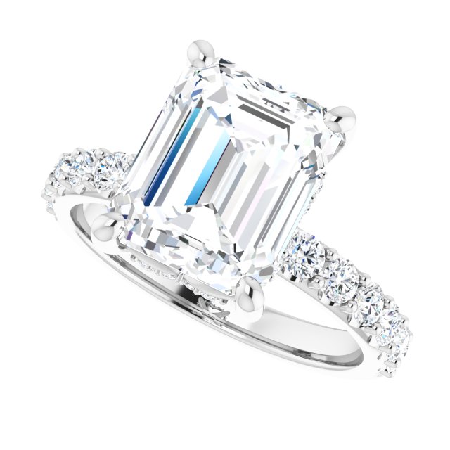 Accented Engagement Ring