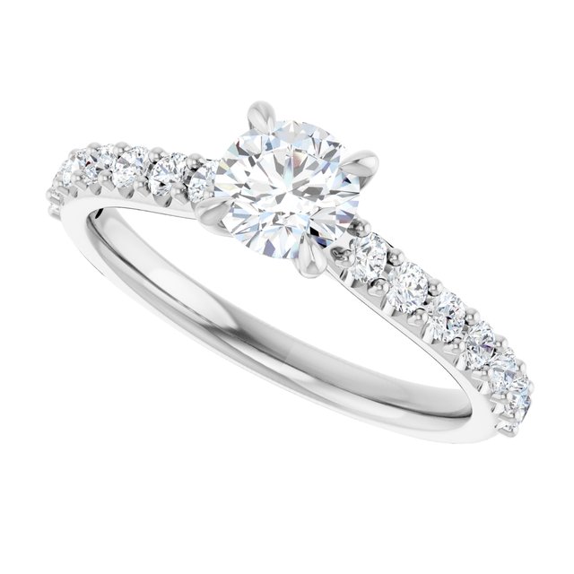 Accented Engagement Ring