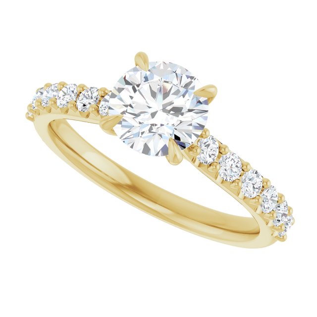 Accented Engagement Ring