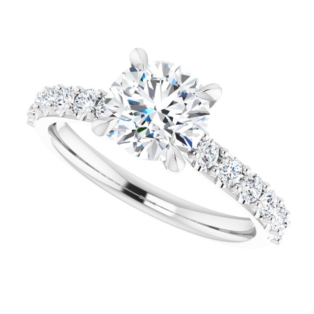 Accented Engagement Ring