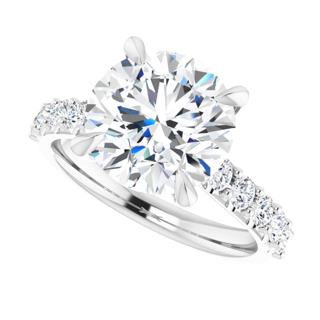 Accented Engagement Ring