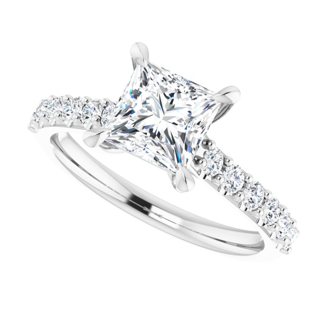 Accented Engagement Ring