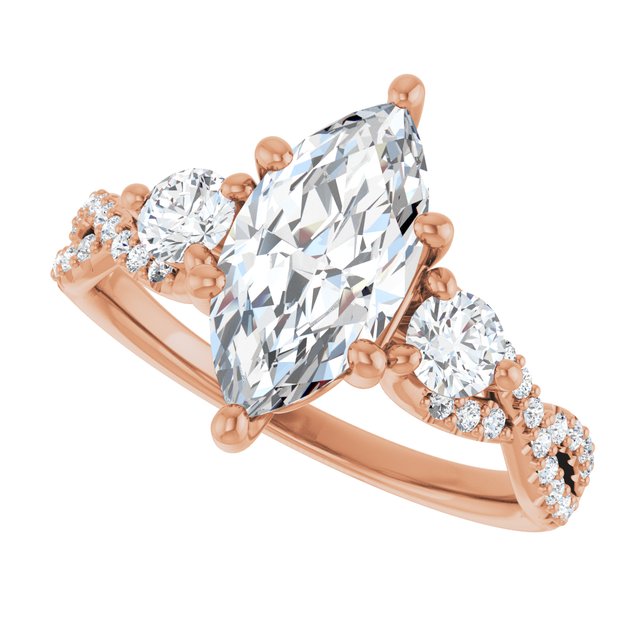 Accented Engagement Ring
