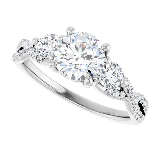 Accented Engagement Ring
