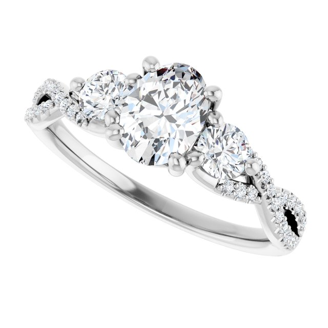 Accented Engagement Ring