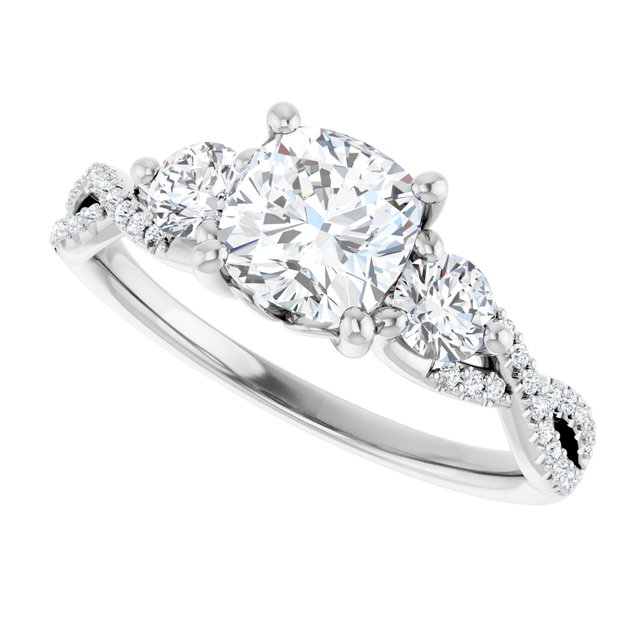 Accented Engagement Ring