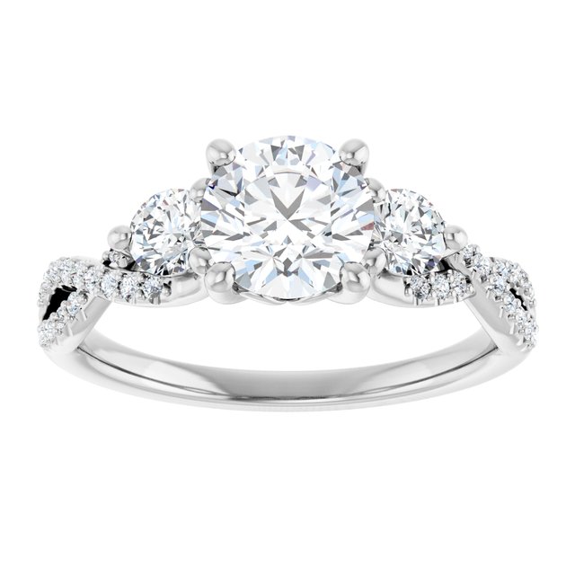 Accented Engagement Ring
