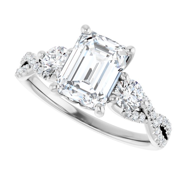 Accented Engagement Ring