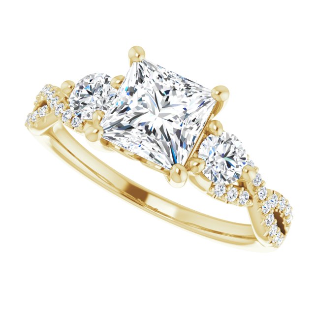 Accented Engagement Ring