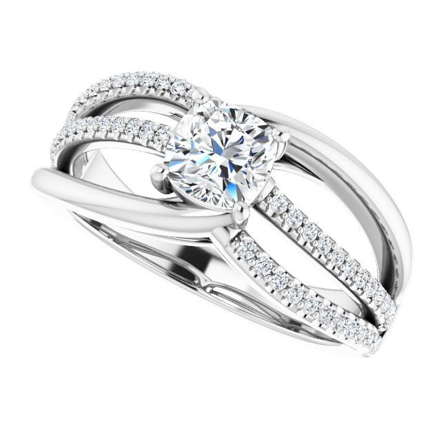 Accented Engagement Ring