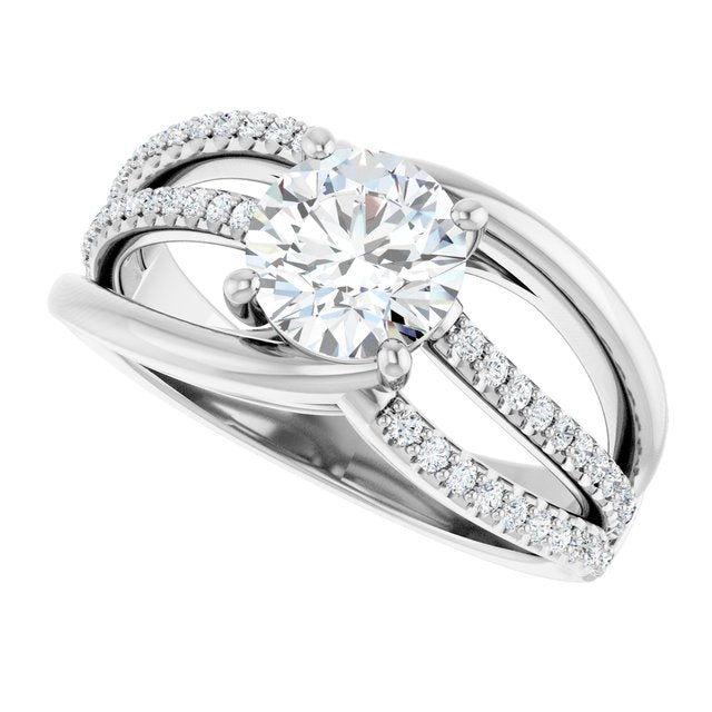 Accented Engagement Ring