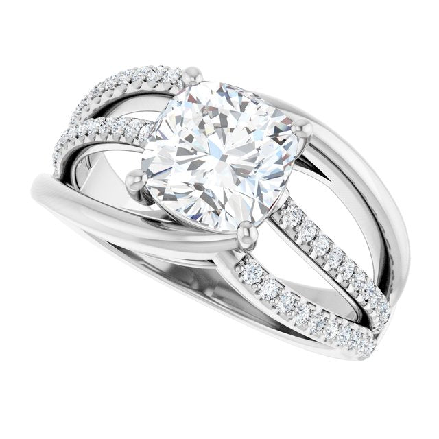 Accented Engagement Ring