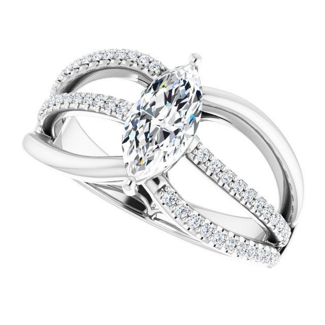 Accented Engagement Ring