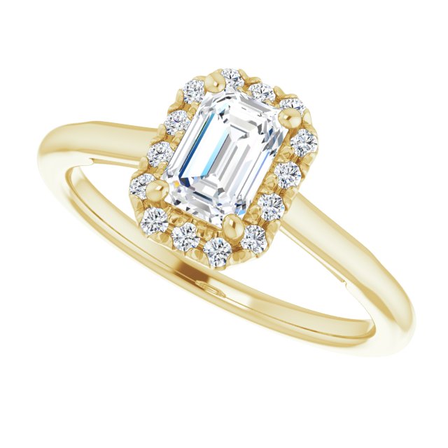 Halo-Style Engagement ring