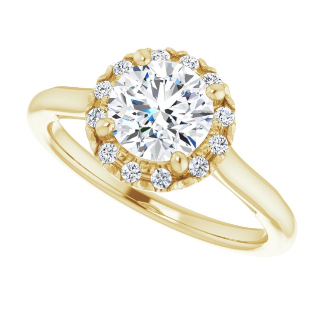 Halo-Style Engagement ring