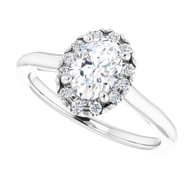 Halo-Style Engagement ring