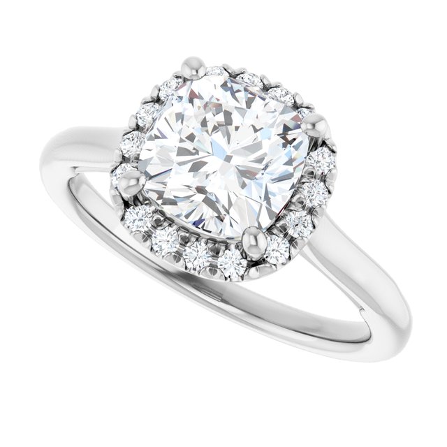 Halo-Style Engagement ring