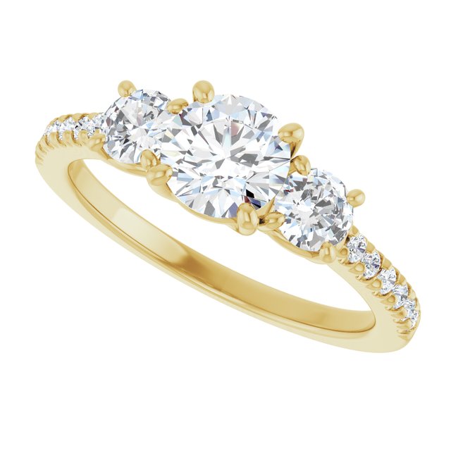 Three-Stone Engagement Ring