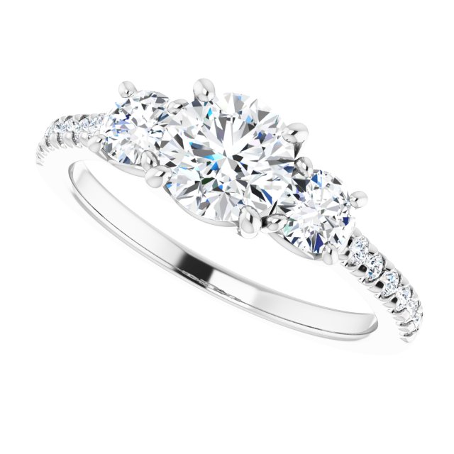 Three-Stone Engagement Ring