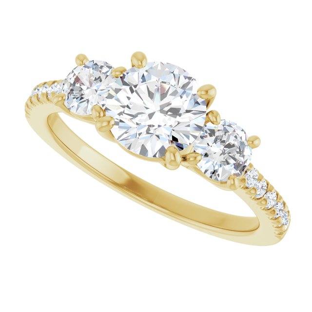 Three-Stone Engagement Ring