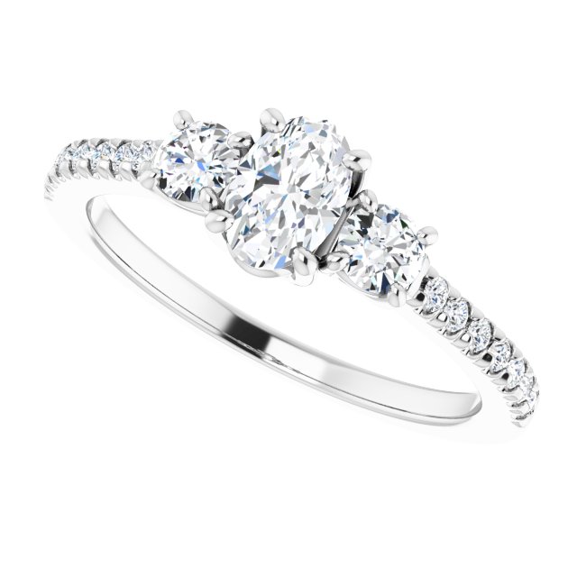 Three-Stone Engagement Ring