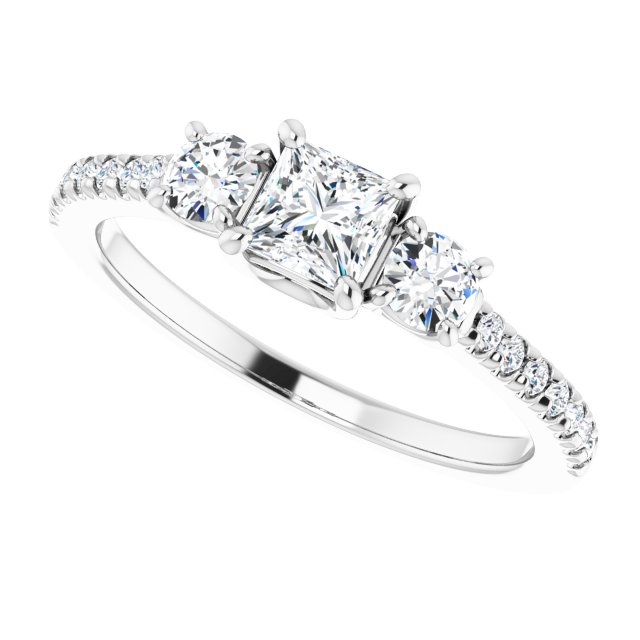 Three-Stone Engagement Ring