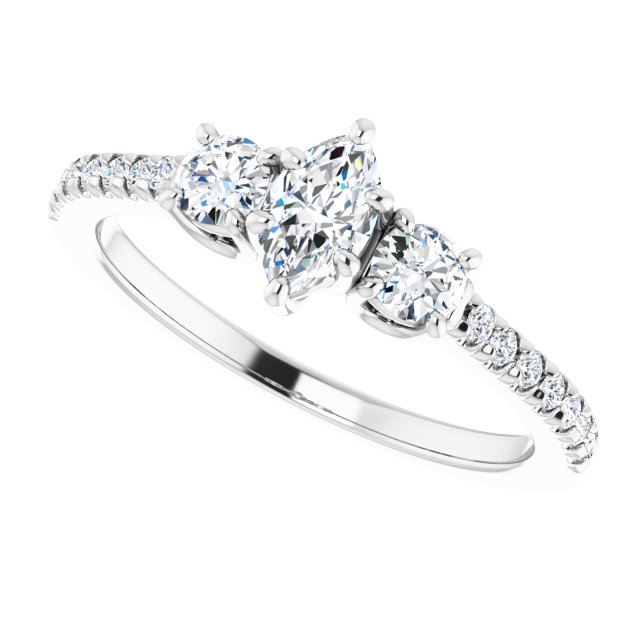 Three-Stone Engagement Ring