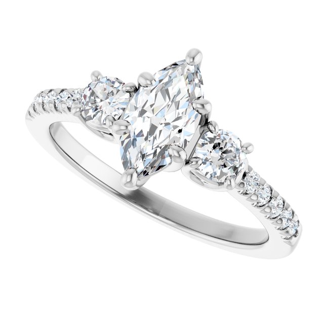 Three-Stone Engagement Ring