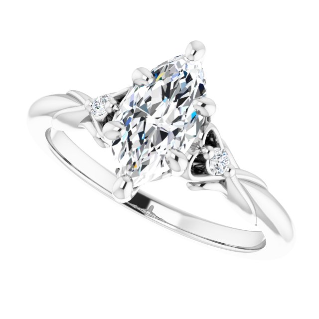 Accented Engagement Ring
