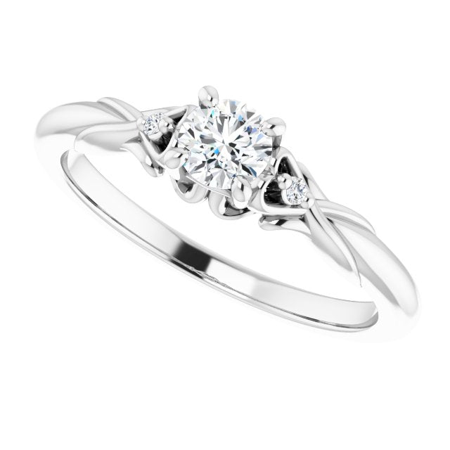 Accented Engagement Ring
