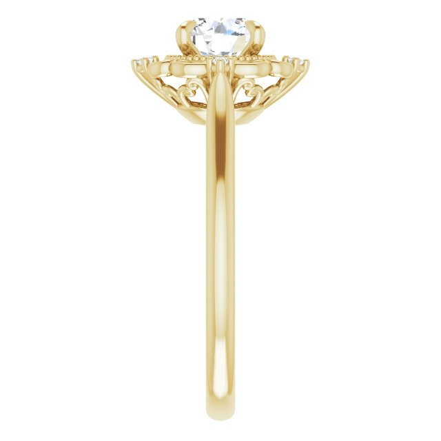 Vintage-Inspired Engagement Ring